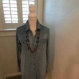 Gap Denim Shirt Dress